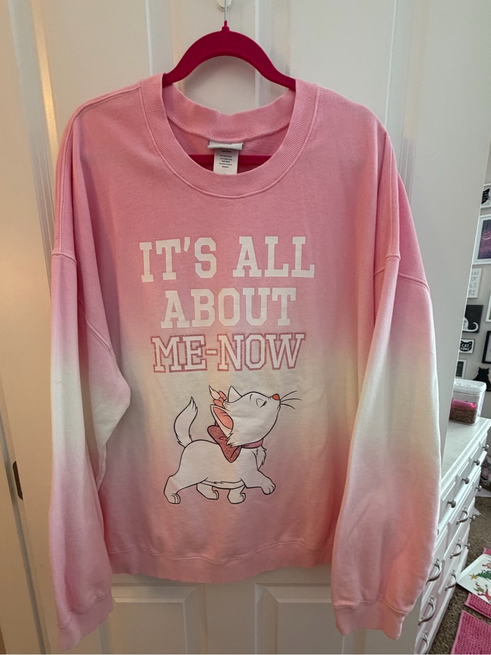 Disney Parks  'It's All About Me-Now' Marie Crewneck & Leggings Bundle